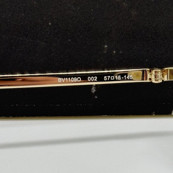 NEW BOTTEGA VENETA BV1109O 002 GOLD AVIATOR UNISEX EYEGLASSES - Picture 8 of 10